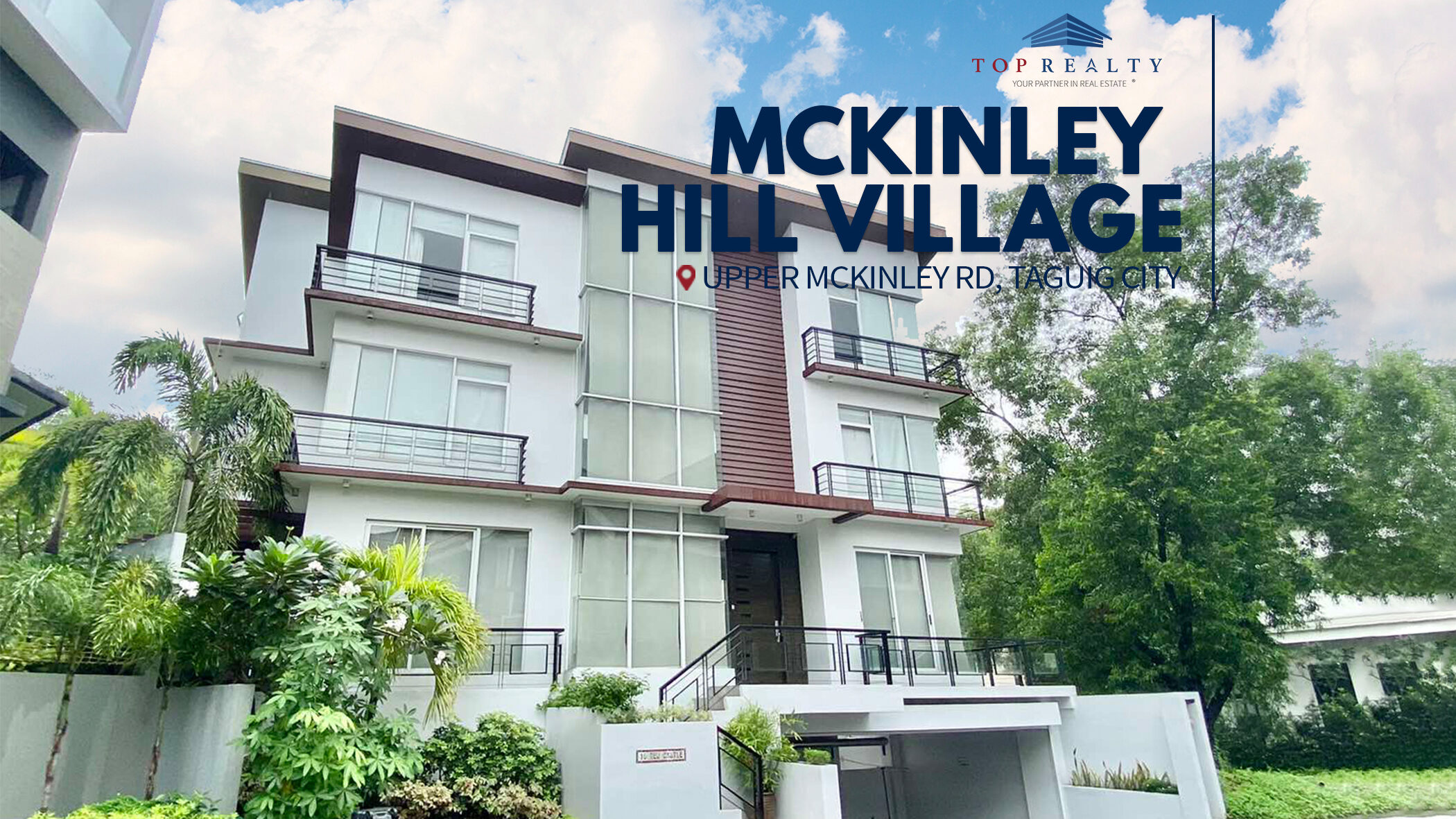 Mckinley Hill Village | 3-Storey Impressive Modern House and Lot for Sale in Mckinley, Taguig City near BGC, Forbespark Magallanes
