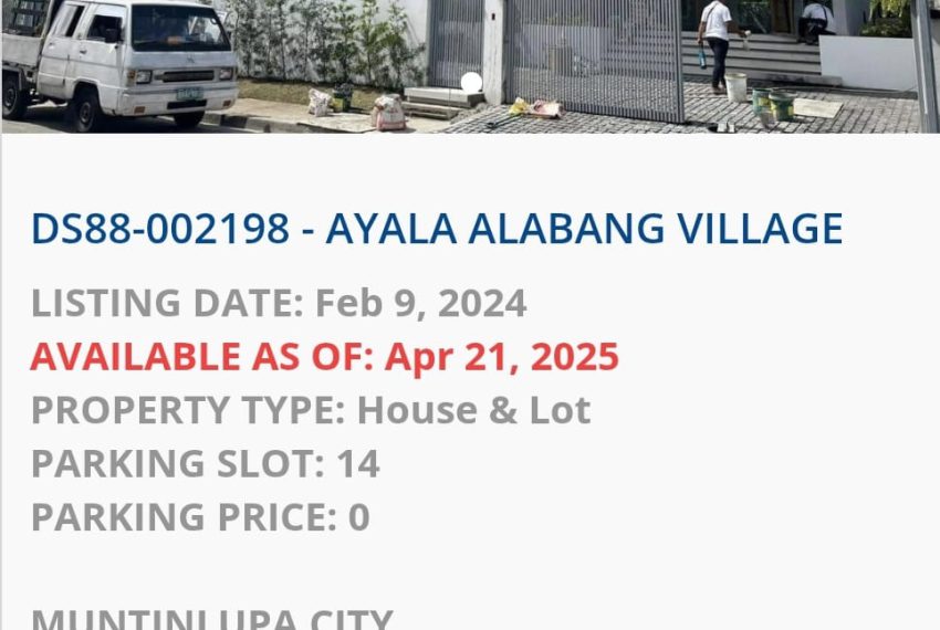 Ayala alabang House Muntinlupa 2