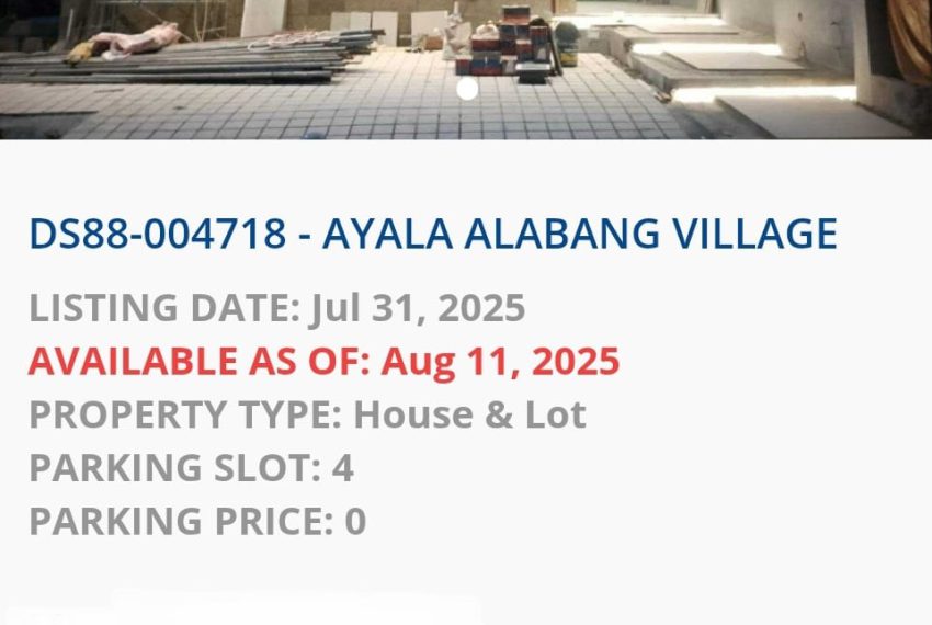 Ayala alabang House Muntinlupa 8