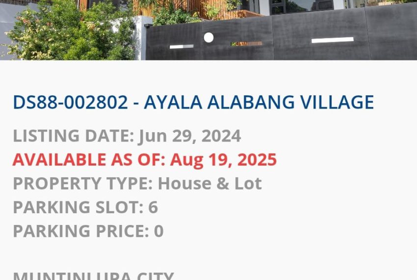 Ayala alabang Muntinlupa 3
