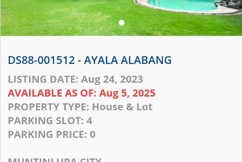 Ayala alabang Muntinlupa